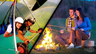 Forfait Deltaplane et Camping Oasis